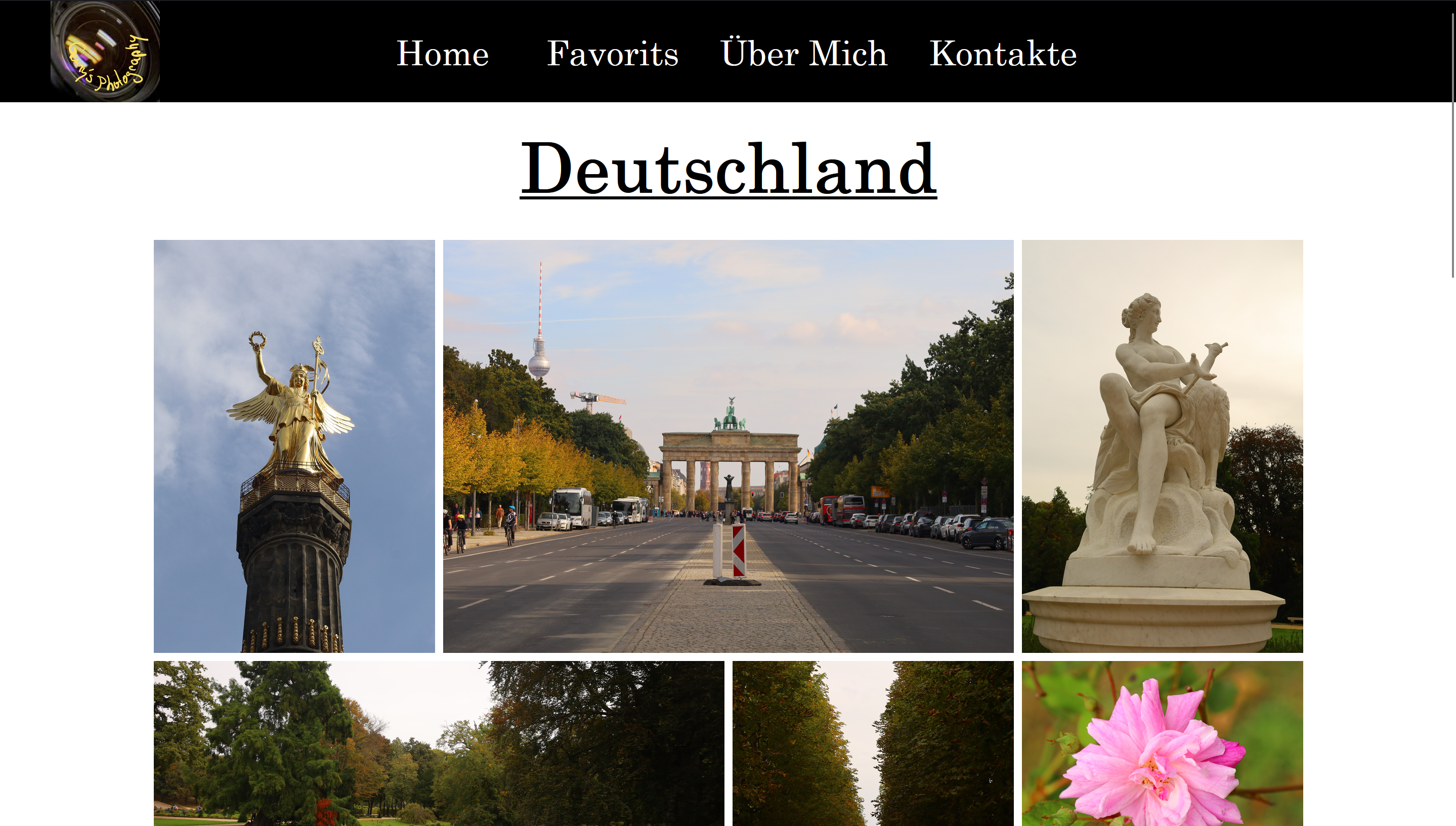 Portfolio Webseite
